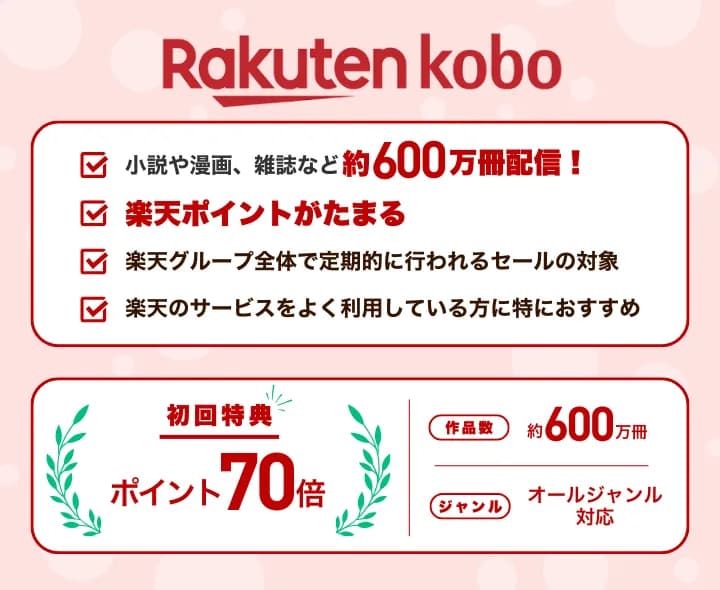 楽天kobo_画面