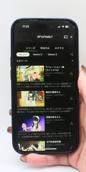 Hulu＿作品ページでのシーズン選択の有無