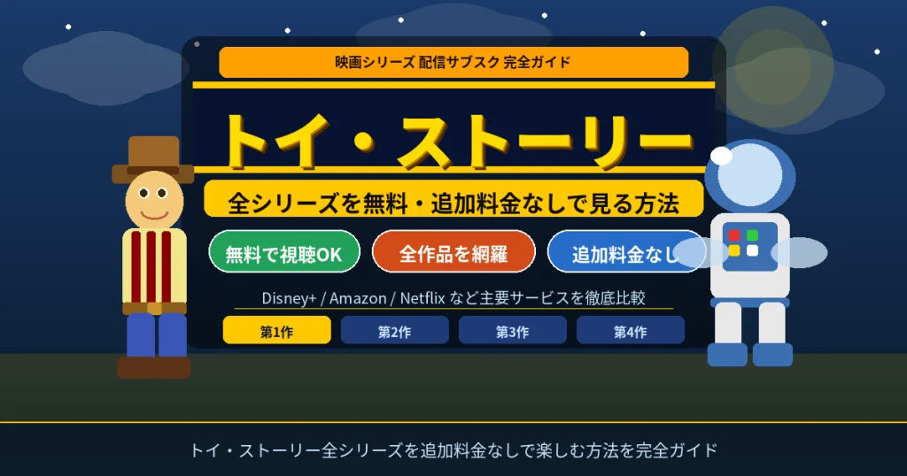 トイ・ストーリー配信　アイキャッチ画像